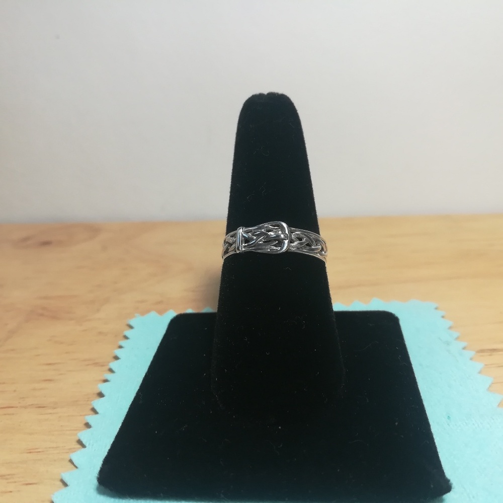 Sterling silver belt ring